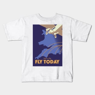 Book a Trip! Fly today Kids T-Shirt